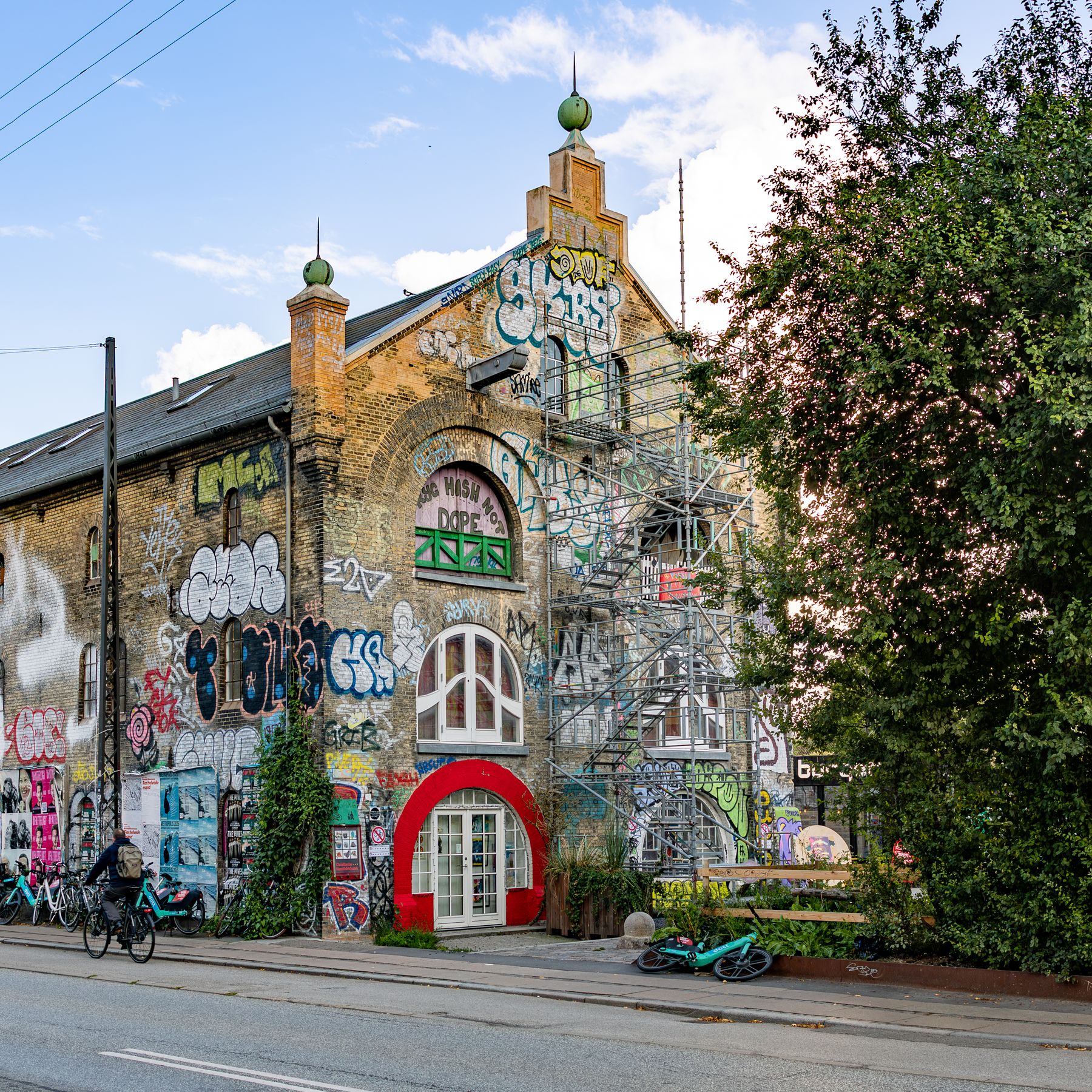 Graffiti of Freetown Christiania (Square)